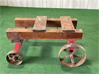 Cart for mounting engine or pump