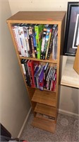 Wooden Standup CD/ Movie Organizer and CONTENTS