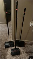 2 Bissell Sweep Up and Fuller Workhorse Vacuums