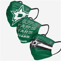 NHL Dallas STARS BLACK OFSM face mask 3 pack