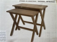 Set of 2 nesting table