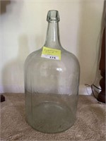 Antique embalming fluid jar