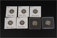 Silver Barber Dimes