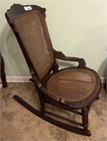 Antique sewing rocker