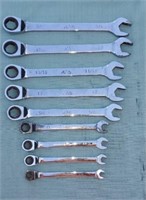 9 MAC SAE & metric wrenches