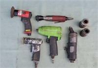 Assorted air tools including Snap On, 2- Snap On
