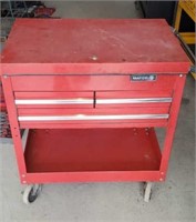 Matco 3 drawer lift top roll tool cabinet. No