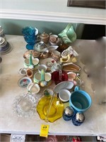 Tea Cups, Glass Baskets, Creamers and More