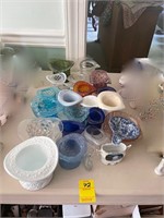 Assortment of Glass Hats and more