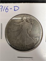 1916-D HALF DOLLAR