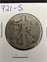 1921-S HALF DOLLAR