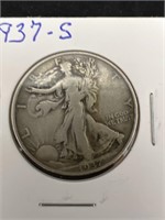 1937-S HALF DOLLAR