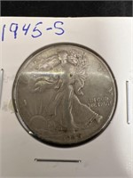 1945-S HALF DOLLAR