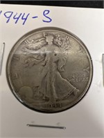 1944-S HALF DOLLAR