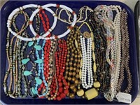 Costume Jewelry Necklaces, Lot Of 20