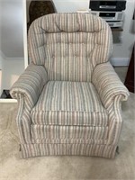 Vintage swivel arm chair