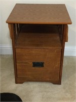 Side table with storage drawer