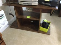 Media shelf with removable middle shelf 42 inches