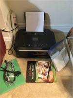 Canon Pixma up printer with extra cartridges and