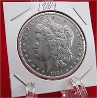 1884 Morgan Dollar