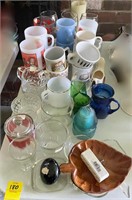 Glass Mugs, Bowls and more