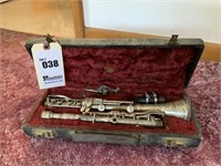 Antique Silver Brilliante Pan American Clarinet
