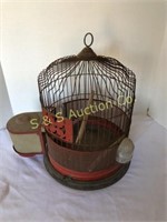Vintage round birdcage