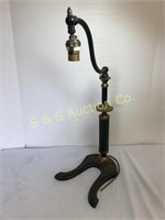 Cast iron lamp base