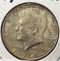 1964 Kennedy Half Dollar BU