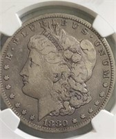1880-CC Morgan Silver Dollar rev of 1878