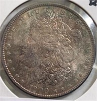 1900-P Morgan Silver Dollar CH BU Super Color