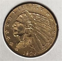 1926 2 1/2 Dollar Indian Gold Choice
