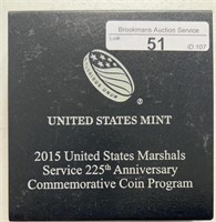 2015 US Marshalls Service 225 Anniversary Silver