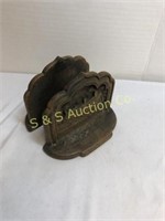 Cast iron bookends 5" wide