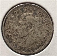 1950 Canada 10 cents Silver