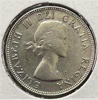 1953 Canada 25 cents Silver