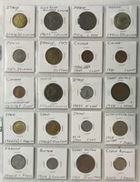 Page of 20 Foreign Coins