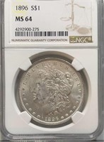 1896 Morgan Dollar NCG MS64