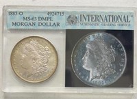 1883-O Morgan Dollar NCG MS63 DMPL
