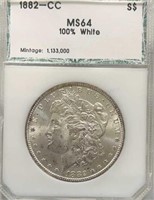 1882-CC Morgan Dollar PCI MS64