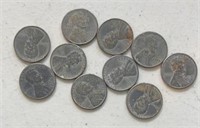 (10) 1943-S Steel Cents