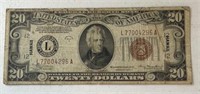 1934A $20 Dollar HAWAII