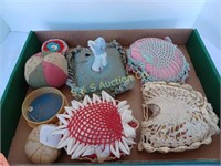 Flat of Assorted Pin Cushions