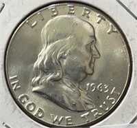 1963-P Franklin Half Dollar UNC
