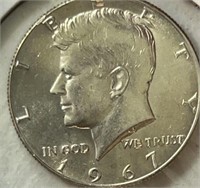 1967 Kennedy Half Dollar Prem UNC