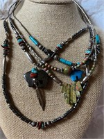 Three Southwest Style Necklaces