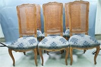 Set of 6 French 'Country' Style Dinning Chairs
