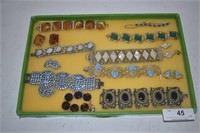 Vintage Costume Jewelry. Bracelets. Earrings