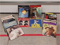 Vintage LP Records, Mixed Lot 1950s - 1990s