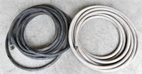 (2) lengths of portable air compressor hose.